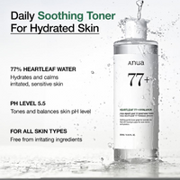 Anua Heartleaf 77% Soothing Toner (250ml) | Calming Hydrating Toner