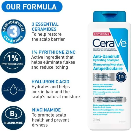 Anti-Dandruff Hydrating Shampoo – Soothing Scalp Care for Flake-Free, Moisturized Hair