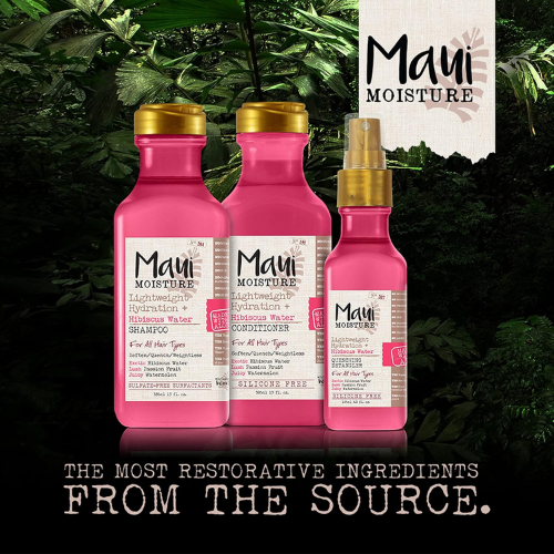 Maui Moisture Lightweight Hydration + Hibiscus Water Shampoo (385ml)