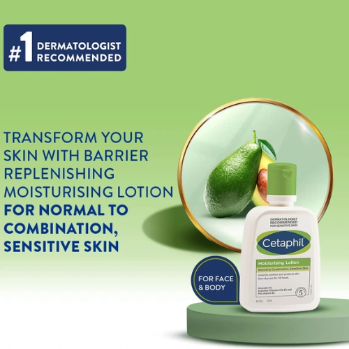 Cetaphil Moisturising Lotion – 100ml (For Normal to Dry, Sensitive Skin)
