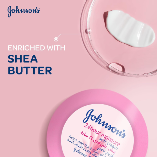 Johnson's 24 Hour Moisture Soft Cream(200 Ml)