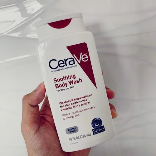 Cerave Soothing Body Wash – Gentle Cleanser for Sensitive, Irritated Skin