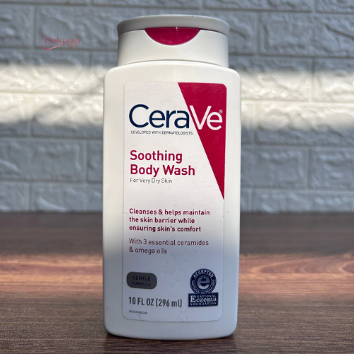 Cerave Soothing Body Wash – Gentle Cleanser for Sensitive, Irritated Skin