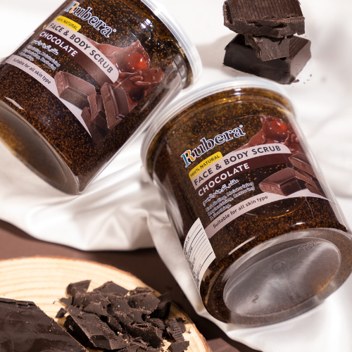Rubera Sinful Chocolate Face & Body Scrub (500ml) | Ultimate Skin Exfoliator