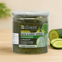 Rubera Cucumber Face & Body Scrub (500ml) | Refreshing & Soothing Exfoliator