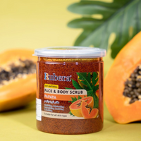 Rubera FACE & BODY SCRUB PAPAYA SUITABLE FOR ALL SKIN TYPE Scrub (500 ml)