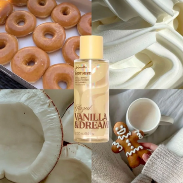 Victoria's Secret PINK Vanilla & Dreamy Body Mist, Notes of Coconut & Caramel