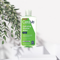 Cerave Hydrating Micellar Water – Gentle Cleanser + Makeup Remover for All Skin Types