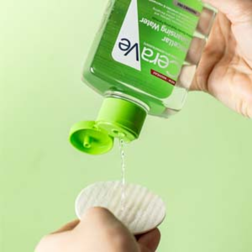 Cerave Hydrating Micellar Water – Gentle Cleanser + Makeup Remover for All Skin Types