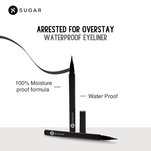 Arrested For Overstay Waterproof Eyeliner - 01 I'll Be Black (Black)