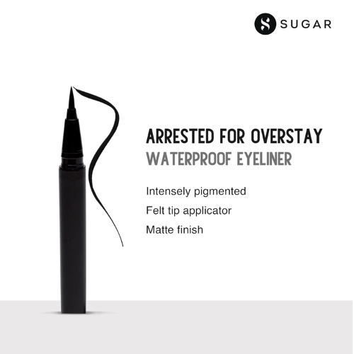 Arrested For Overstay Waterproof Eyeliner - 01 I'll Be Black (Black)