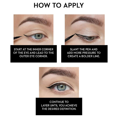 Arrested For Overstay Waterproof Eyeliner - 01 I'll Be Black (Black)