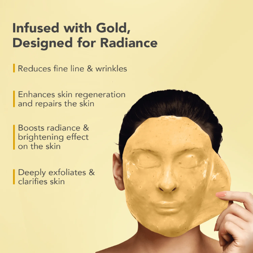 O3+Gold Infusion Facial Peel Of Facial Kit for Softening and Smoothening Skin (45g)