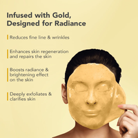 O3+Gold Infusion Facial Peel Of Facial Kit for Softening and Smoothening Skin (45g)