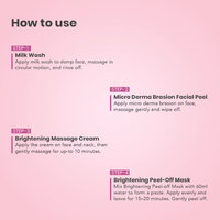 O3+Brightening Facial Kit With Peel Off Mask for Dull Skin (45gm)