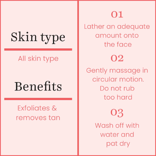 O3+ Oxy D Tan Scrub for Blackheads & Glowing Skin (60g)