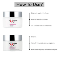 O3+ D Tan Pack & Radiant Day Cream Combo for Tanning (100g)