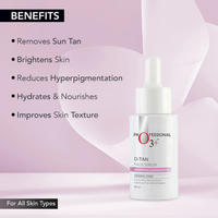 O3+ Dtan Face Serum with Niacinamide for Tan Removal & Skin Brightening