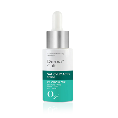O3+ Derma Cult 2% Salicylic Acid Serum For Acne, Blackheads & Open Pores (30ml)