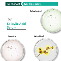 O3+ Derma Cult 2% Salicylic Acid Serum For Acne, Blackheads & Open Pores (30ml)