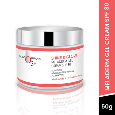 O3+ Shine & Glow Meladerm Gel Cream SPF 30 - 50ml