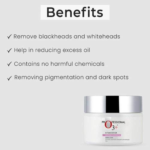 O3+ D Tan Scrub 50 Gram