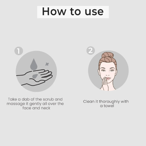 O3+ Volcano Scrub For Exfoliation, Deep Cleansing, And Pore Minimization (50g)