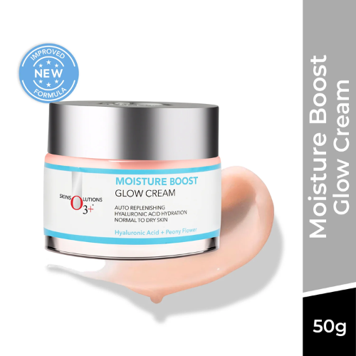 O3+ Moisture Boost Glow Moisturiser Cream 48 Hr With Hyaluronic Acid