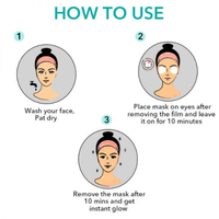 O3+ Power Brightening Eye Cellulose Mask