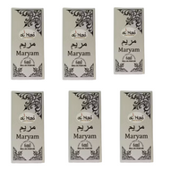 Al-Hiza Maryam Attar - 6ml Roll On | Sweet Floral & Long Lasting Fragrance (Pack of 6)