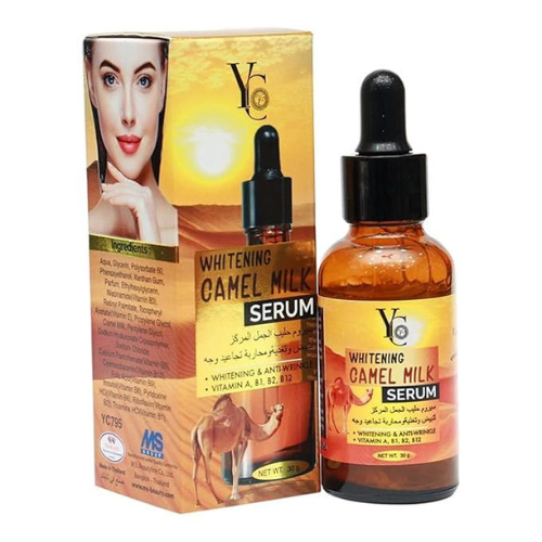 YC Camel Milk Whitening Serum – Brightening & Hydrating Face Serum | 30 g