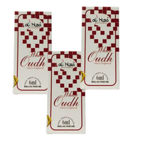 Al-Hiza White Oudh Attar - 6ml Roll-On | Concentrated Perfume Oil (Pack of 3)