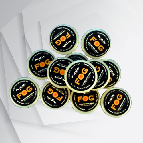Myzia Fog Perfumed Body Cream – 10g Each, Pack of 12 | Strong, Long-Lasting Fragrance