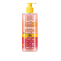 COSMO Be Fresh Vitamin C Shower Gel with Aloe Vera & Vitamin E 1000ml | Refreshing & Hydrating Body Wash