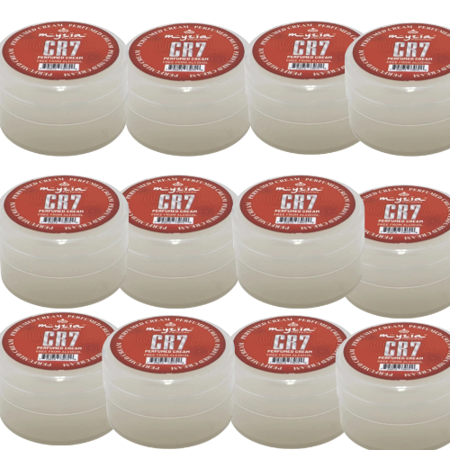 Myzia CR7 Perfumed Body Cream – 10g Each, Pack of 12 | Sporty, Masculine Scent with Long-Lasting Hydration