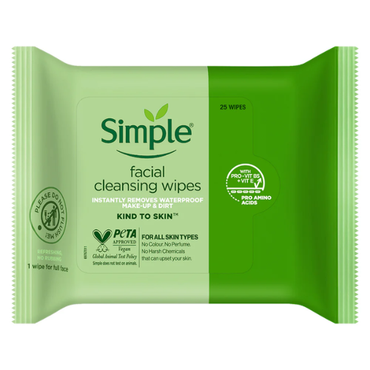 Facial Cleansing Wipes - 25 Wipes