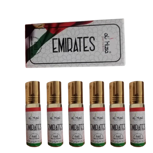 Al-Hiza Emirates Attar - 6ml Roll On | Rich Oriental(Pack of 6)
