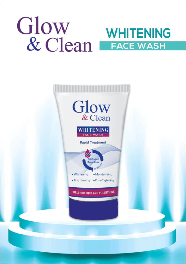 Glow and clean whitening face wash (100 ml)