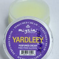 Myzia Yardley Perfumed Body Cream – 10g Each, Pack of 12 | Classic Fragrance with Luxurious Moisture