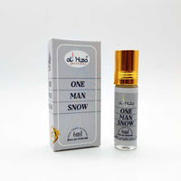 Al-Hiza One Man Snow Attar – 6ml Roll-On | Crisp, Fresh & Masculine Perfume Oil