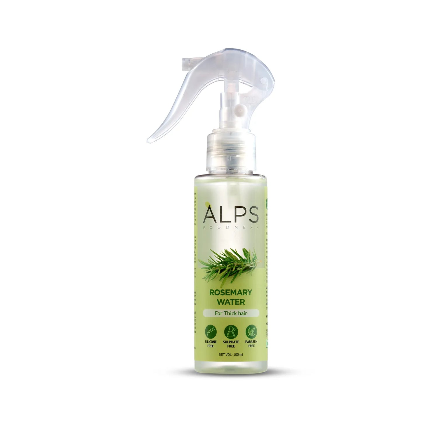 Alps Goodness Rosemary Water (100 ml) | Nourishing Hair & Scalp Mist | Strengthens Roots, Reduces Hair Fall & Promotes Growth
