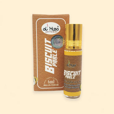 Al-Hiza Biscuit Parle Attar Perfume Oil - 6ml | Sweet & Nostalgic Fragrance (Pack of 3)