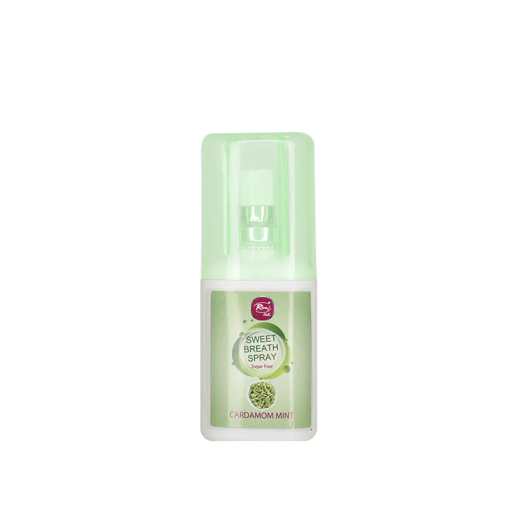 Rivaj UK Cardamom Mint Sweet Breath Spray (20ml) | Instant Fresh Breath