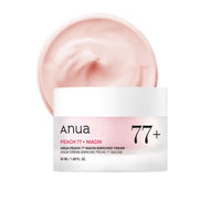 Anua Peach 77% Niacin Enriched Cream (50mL) | Brightening Dewy Moisturizer