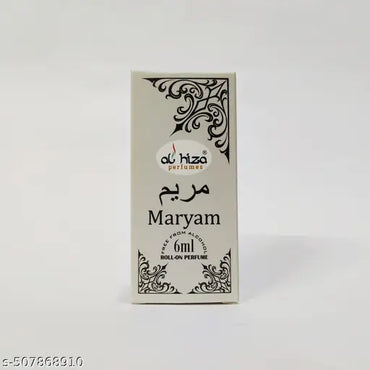 Al-Hiza Maryam Attar - 6ml Roll-On Perfume | Alcohol-Free | Soft & Spiritual Fragrance