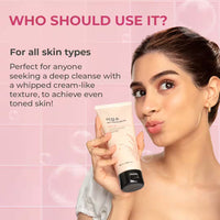 The Face Shop Rice Water Bright Foaming Cleanser- Best Korean Face Wash for Glowing Skin (150 ml)