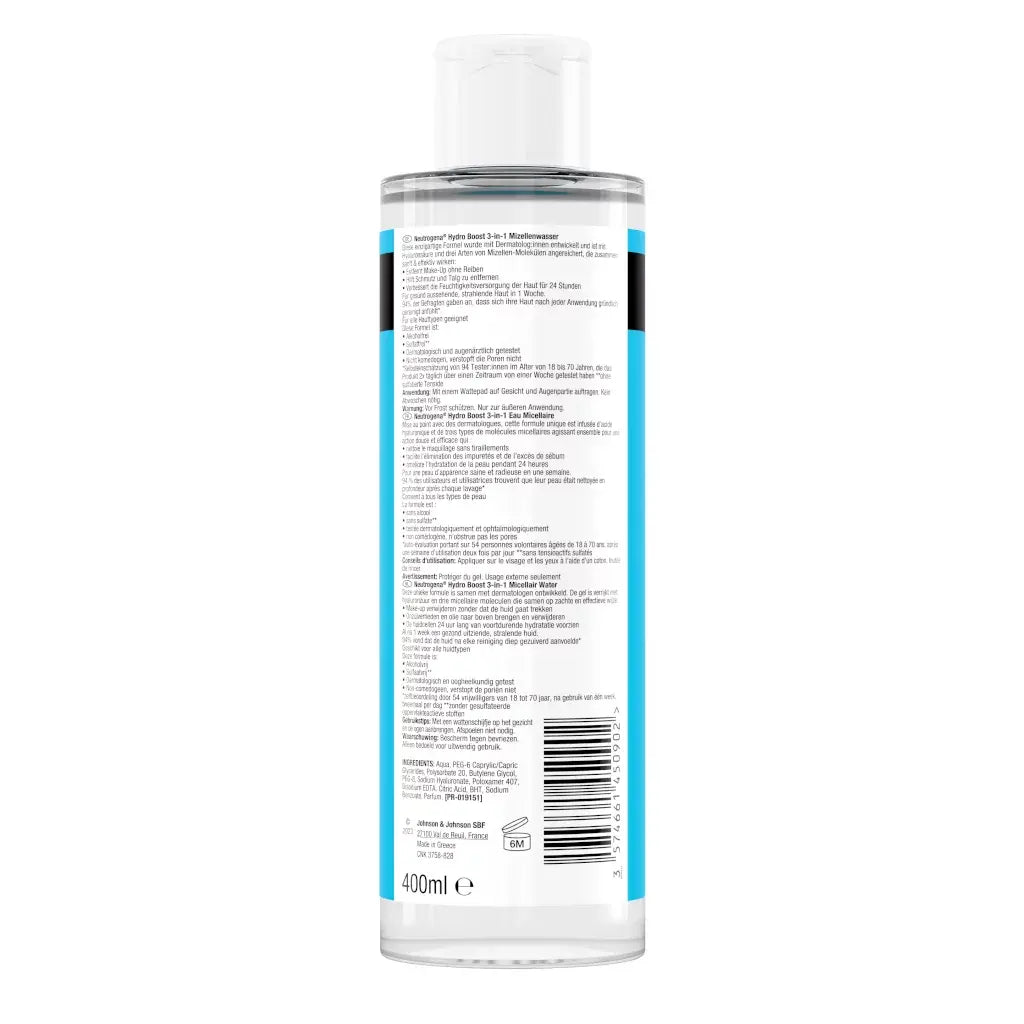 Neutrogena Hydro Boost Mizellenwasser 3 in 1 (400 ml)