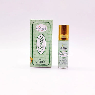 Al-Hiza Lovely Attar - 6ml Roll On | Sweet Floral & Long Lasting Fragrance (Pack of 6)