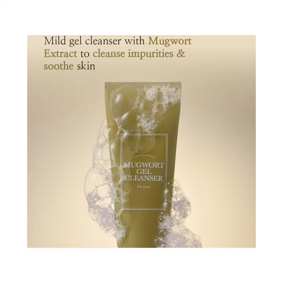 I’m From Mugwort Gel Cleanser (150ml) | Soothing & Gentle Daily Face Wash